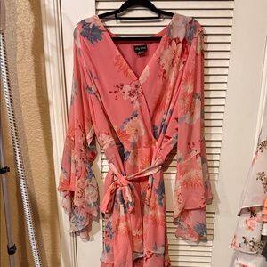 City Chic Pink Floral Dress